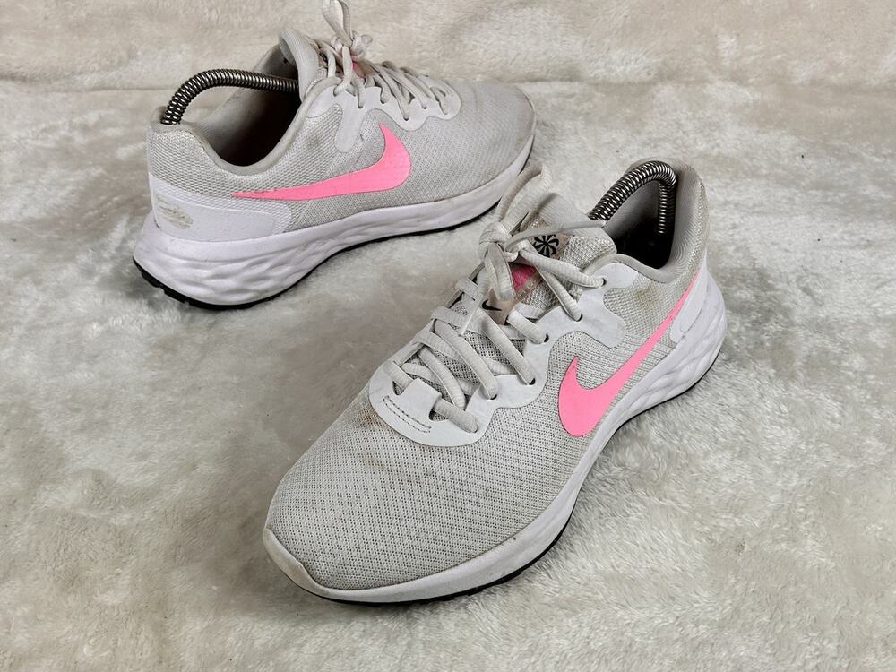 Nike Revolution 6 Next Nature White Pink Spell - DC3729-103 size 8 Womans